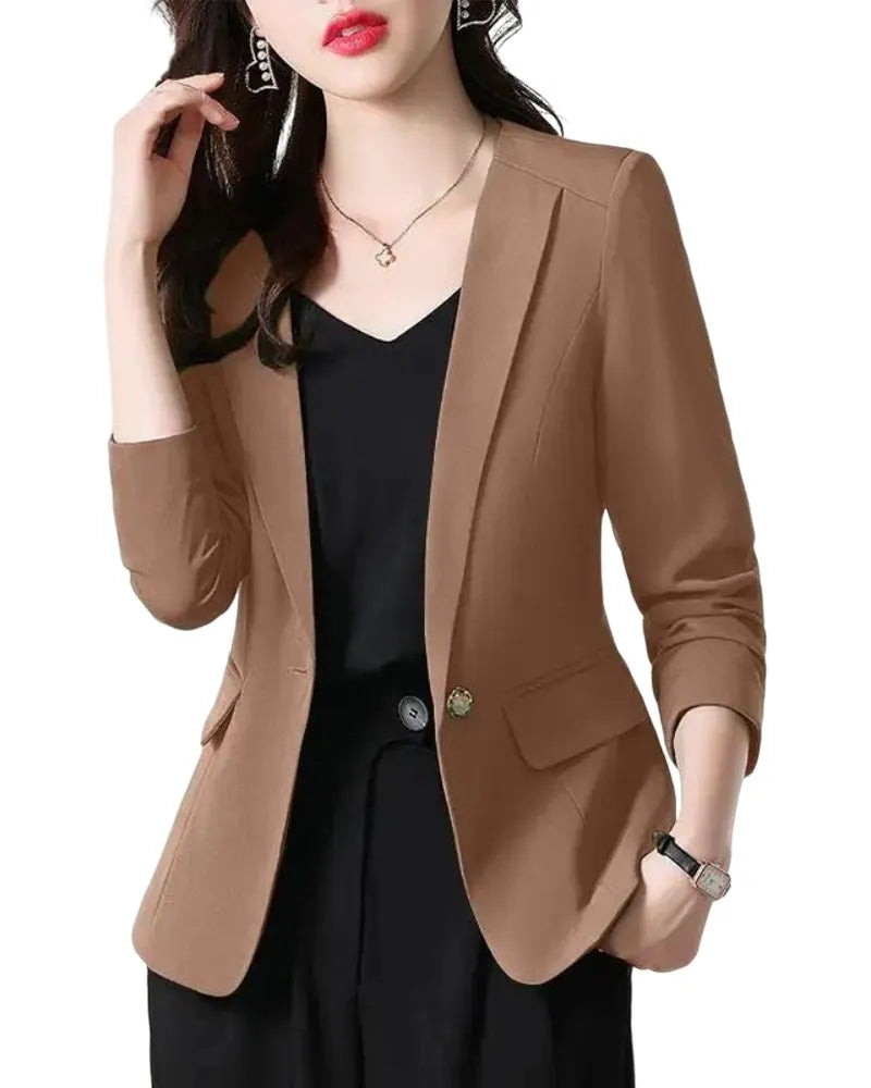 Blazer Feminino Corte Social Ajustado